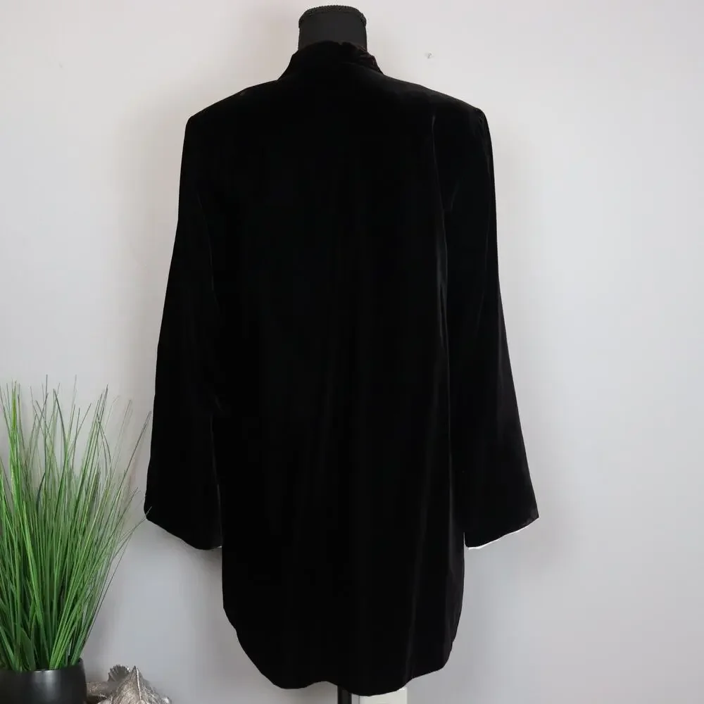 Patra Woman‎ Velvet Jacket Size S Purple